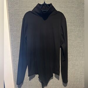 SPANX Black Long Sleeve Bodysuit